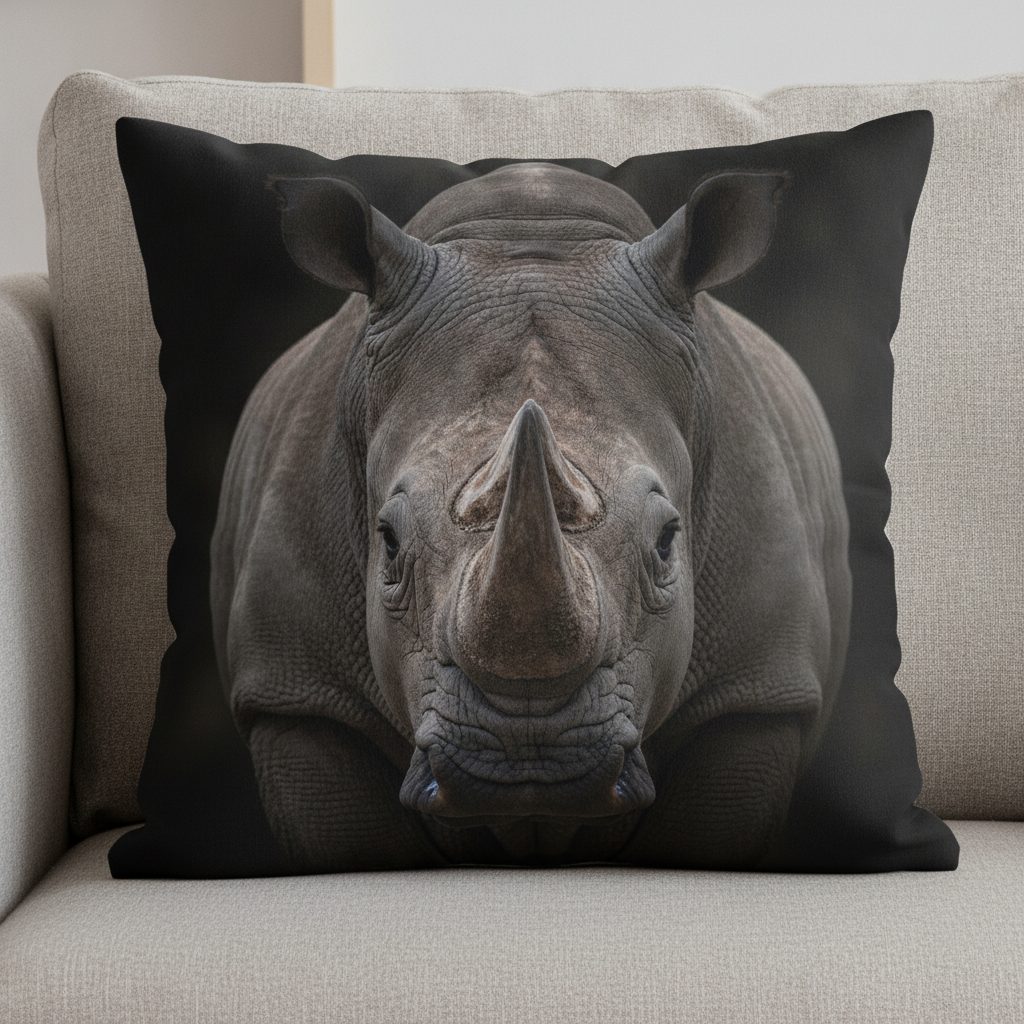 Rhino Cushion Cover